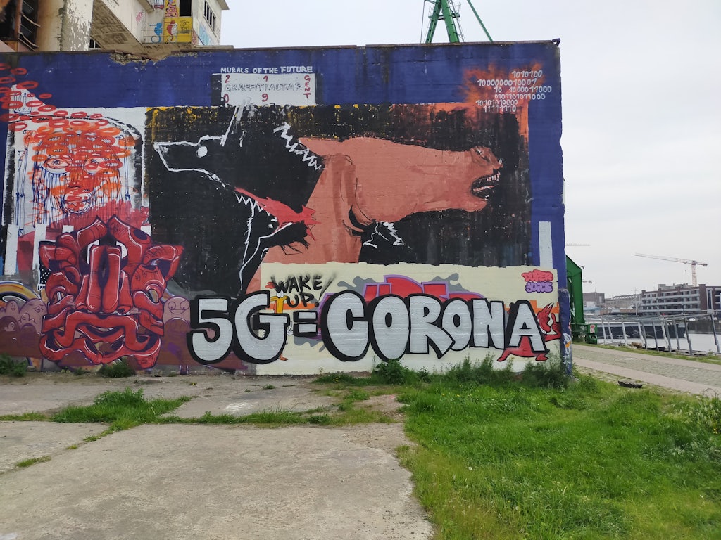 grafitti 5G = corona